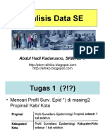 Slide II - Analisis Data Surveilans Epidemiologi