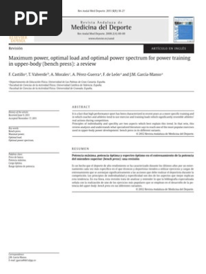Maximum Power Optimal Load And Optimal Power Spectrum For Power