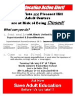 Save MT Diablo Adult Ed