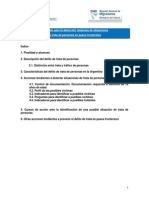 Protocolo Detencion Temprana de Situaciones de Trata de Personas en Pasos Fronterizos