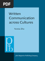 Written Communication Across Cultures- A Sociocognitive Perspective on Business Genres