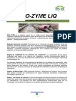 Ficha Tecnica Eco-Zyme Liq Tratamiento Biologico Liquido