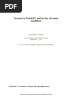 1- Facebook Falied Ipo and the Era of Insider Capitalism - Santa Clara University