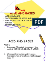 Acid and Bases