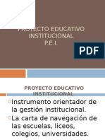 Proyecto Educativo Institucional Fin