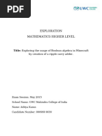 Download Mathematics HL IB IA example by Anamay Agnihotri SN270879377 doc pdf