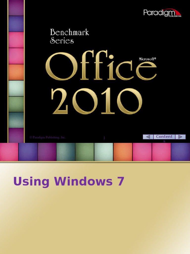 Windows 7 User Guide: Basics & Tips | PDF | Computer File | Operating ...