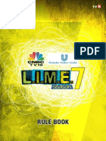 LIME 7 Rule Book for B-Schools 2015