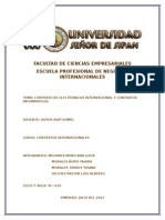 Contratos electrónicos internacionales y normativa peruana