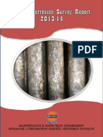 Annual Corrosion Survey Report 2013-14