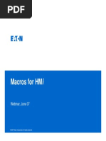 Macros for HMi