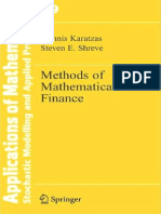 Methods of Mathematical Finance-Karatzas Shreve