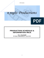 GK Production Schedule