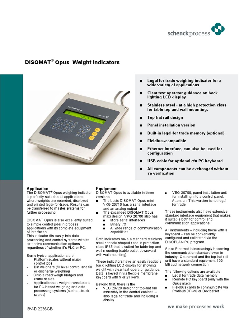 Disomat Opus | PDF