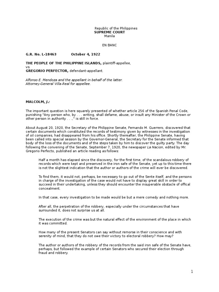 Cases 1 Defamation Lawsuit