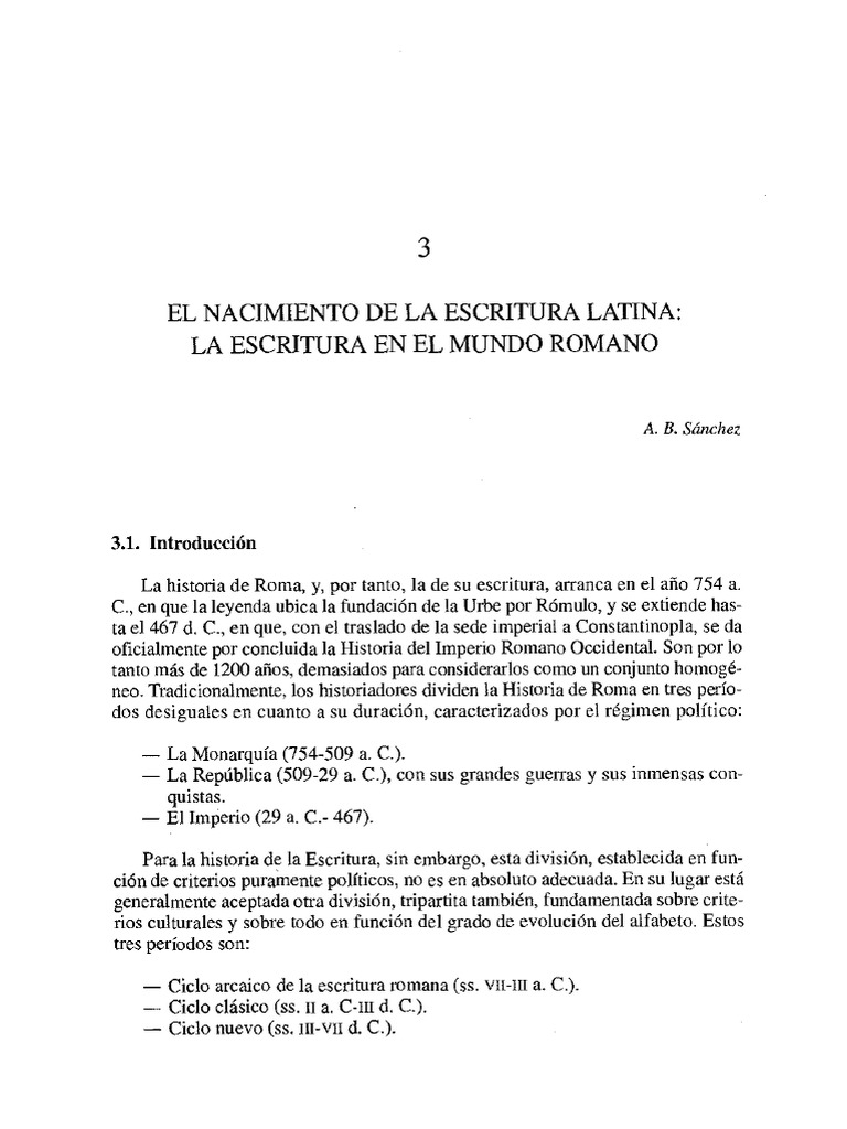 Evolución de la Escritura Latina | PDF | Civilización Etrusca | Escritura