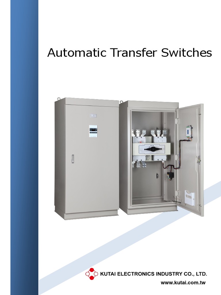KUTAI MCCB Circuit Breaker Transfer Switch With Remote Monitoring ...