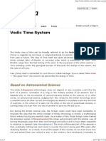 Vedic Time System - ___ Veda