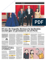 Yolanda Vaccaro Rey España Presidente Perú Ollanta Humala
