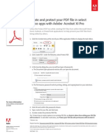 Create and Protect Your PDF File in Select Office Apps With Adobe Acrobat XI Pro