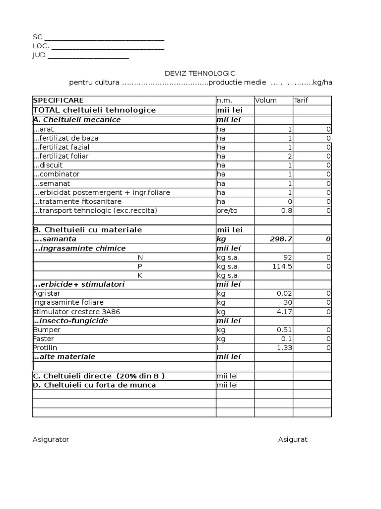 Model Deviz Tehnologic | PDF