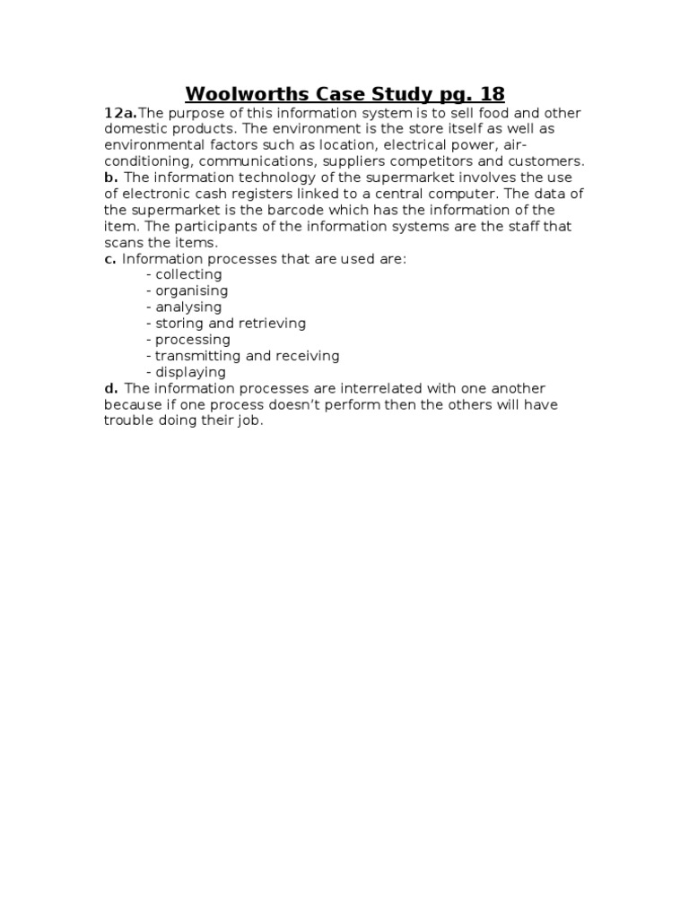 Woolworths technology strategy picture