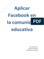 Aplicacion Facebook Enseñanza
