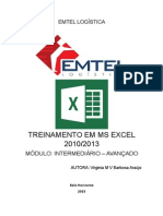 Treinamento em Excel para Logística