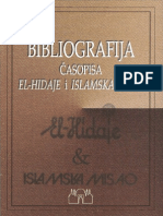 Lavić, Osman "Bibliografija Casopisa El-Hidaje i Islamska Misao"