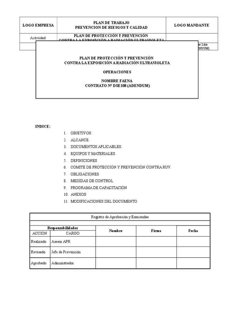 Protección contra RUV en cosecha de pozas litio | PDF | Ultravioleta ...