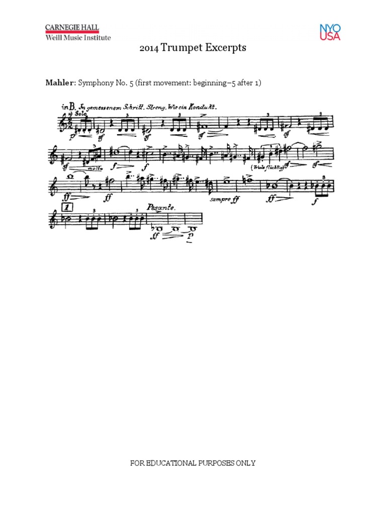 Carnegie Hall Trumpet NyoUsa 2014 Final PDF