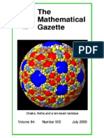 The Mathematical Gazette-Chains - Froths