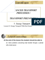 Advanced Transport Processes / Transport Phenomena: CCB/CBB 3033