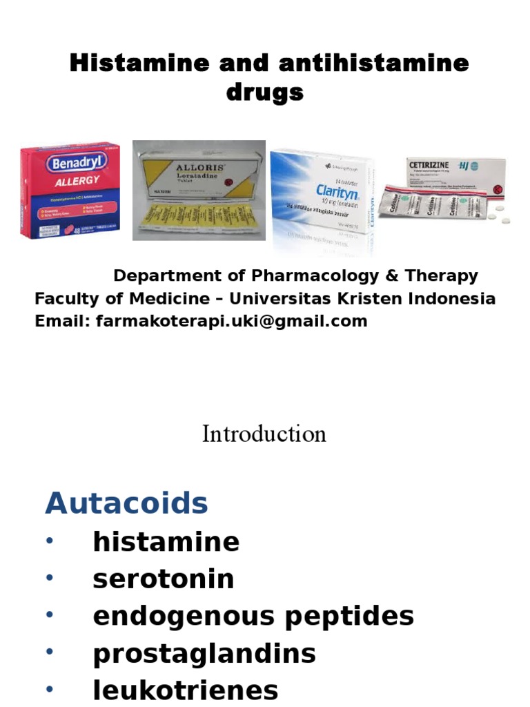 Antihistamine case study picture