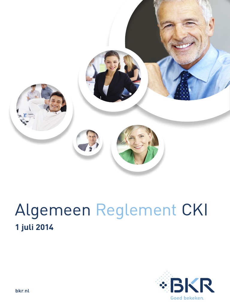 BKR Algemeen Reglement 2014 | PDF