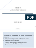 Updates On Electricity Tariff Regulation in Peninsular Malaysia