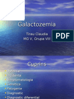 Galactozemia  genetica prezentare