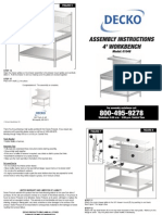 Decko Workbench Assembly Instructions (2013)