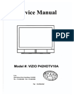 Vizio p42hdtv10a Service Manual