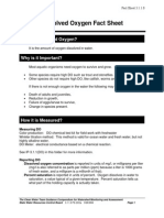 Dissolved Oxygen Fact Sheet