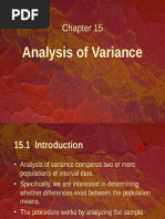 Analysis of Variance