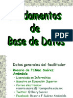 Presentacion de Fundamentos de Base de Datos