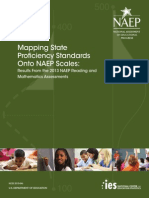 Mapping State Proficiency Standards Onto NAEP Scales Results From the 2013 NAEP Reading and Mathematics Assessments