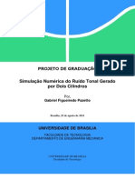 Simulação Numérica do Ruído Tonal de Dois Cilindros