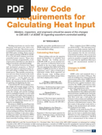 Calculating Heat Input