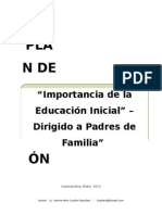 Plan de Capacitación Inicial Callqui Chico