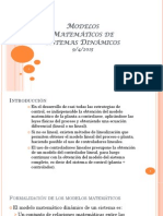 Modelos Matemáticos de Espacio de Estado