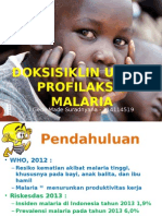 Doksisiklin Untuk Profilaksis Malaria