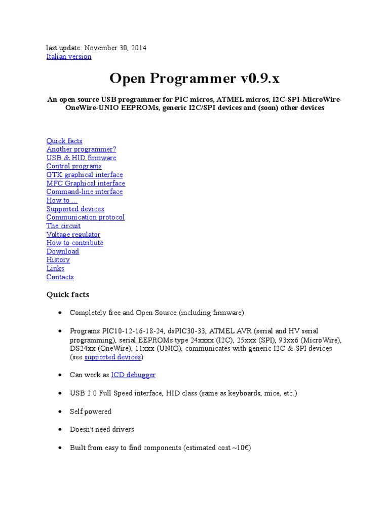 Mini Usb Programmator | PDF | Pic Microcontroller | Microcontroller