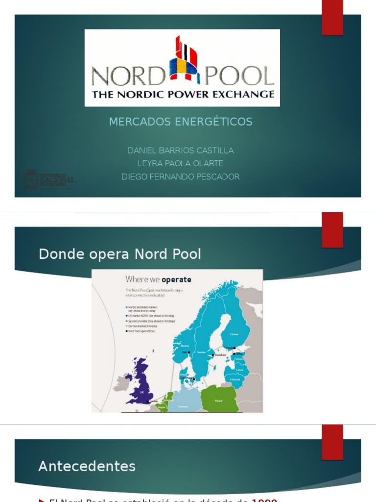 Historia y Estructura de Nord Pool | PDF | Suecia | Precios